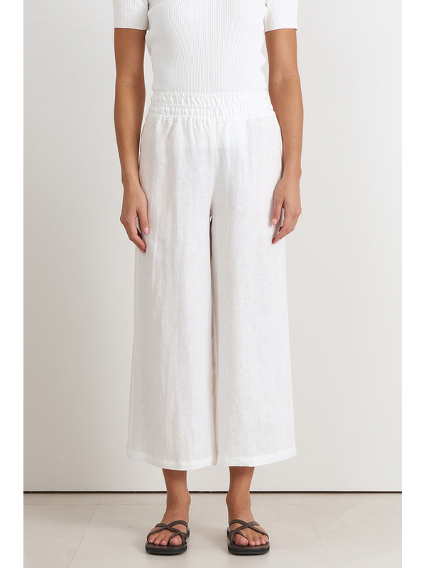 Adorne Fable Linen Culotte Pant