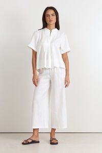 Adorne Fable Linen Culotte Pant