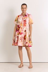 Adorne Amalie Linen Short Dress