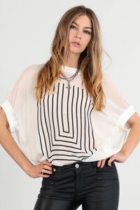 Storm Uxturn Printed Oversized Tee