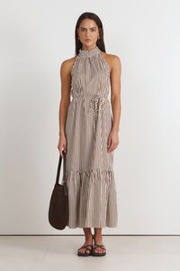 Adorne Rosa Stripe Maxi Dress