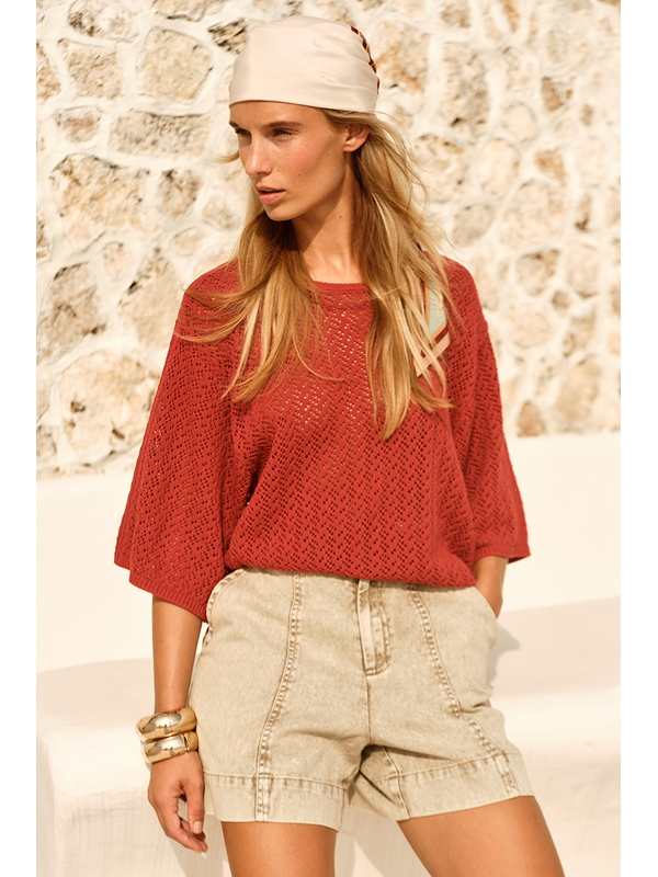 Fate + Becker Mila Pointelle Top