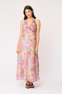 Foil Halter Ego Dress