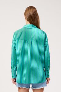 Haven Mykonos Embroidered Stripe Shirt