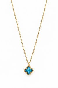 Tiger Tree Blue Crystal Felice Necklace