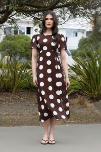Seeking Lola Coffee Spot Angel Dress