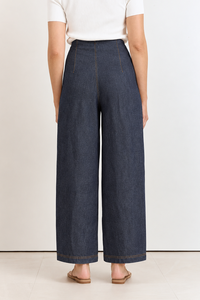 Adorne Tamsen Cropped Lightweight Denim Pant