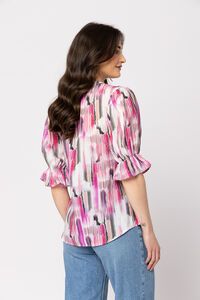 Seeking Lola Pink Iridescence Honest Top