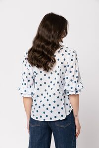 Seeking Lola Ink Spot Capella Blouse