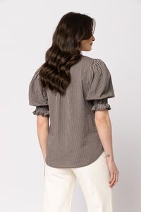 Seeking Lola Coffee Relaxed Butterfly Top