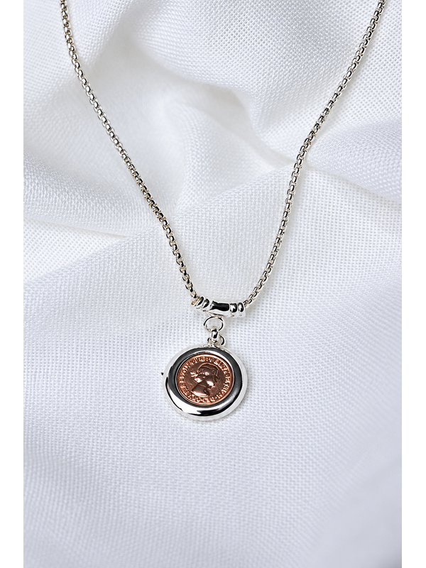 She Jewellery Chain Coin Necklace