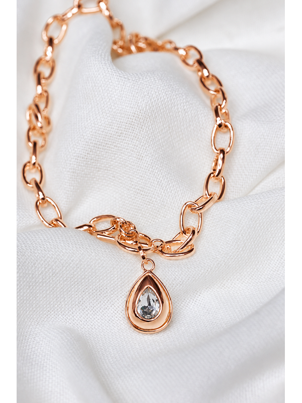 She Jewellery Teardrop Chain Necklace