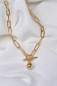 She Jewellery Chain Drop Necklace