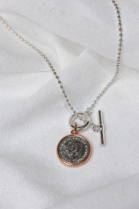 She Jewellery Sovereign Coin Bead Necklace