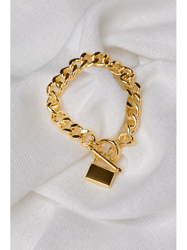 She Jewellery Lock Chain Bracelet