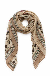 Ivys Vintage Coffee Scarf