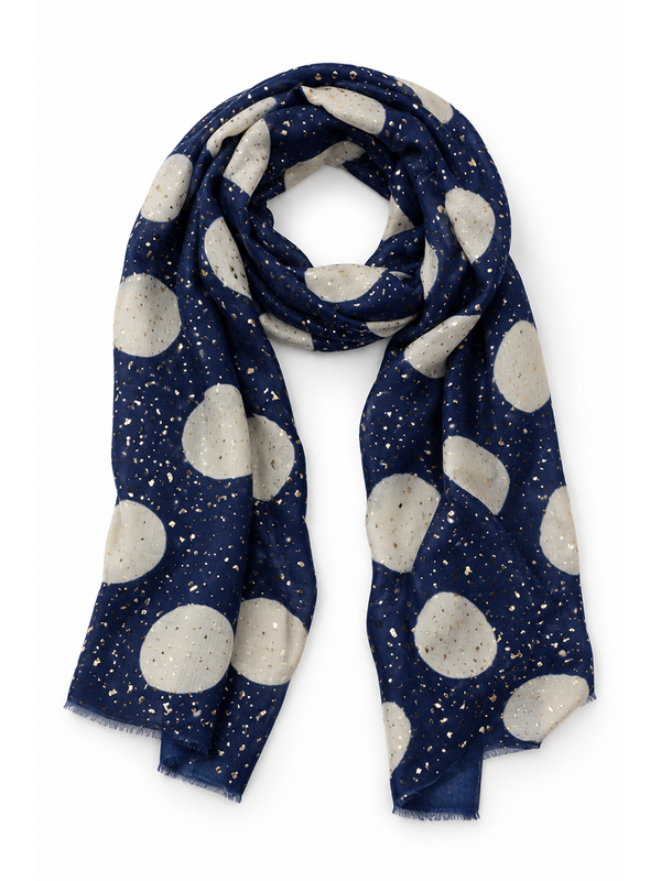 Ivys Celeste Moon Dot Scarf