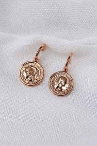 She Jewellery Royal Coin Earrings