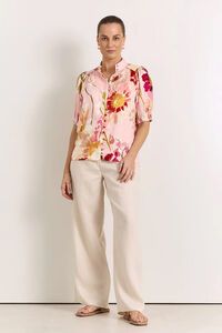 Adorne Lilian Linen Top