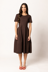 Seeking Lola Cacao Vogue Dress