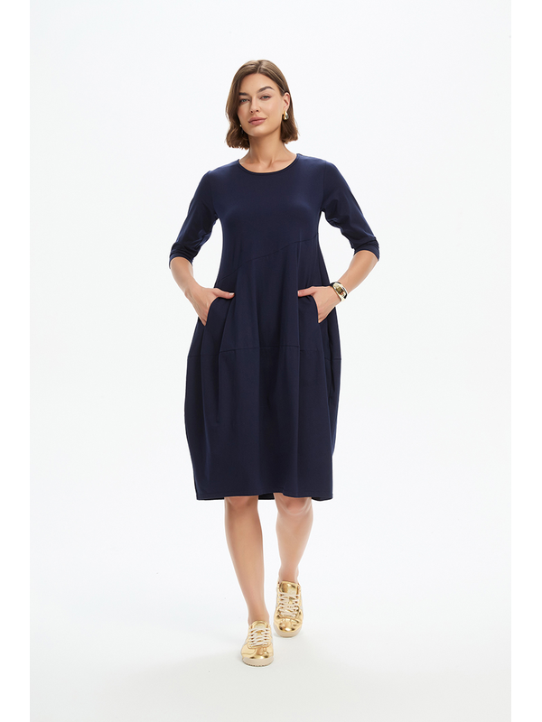 Tirelli Diagonal Seam Summer Dress
