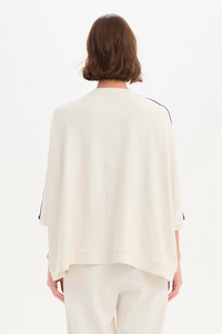 Tirelli Oversized 3/4 Stripe Sleeve Tee