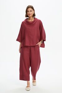 Tirelli Funnel Neck Boxy Top