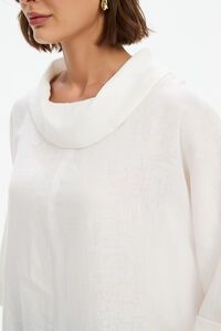 Tirelli Funnel Neck Boxy Top