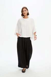 Tirelli Funnel Neck Boxy Top