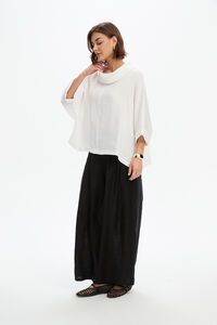 Tirelli Funnel Neck Boxy Top