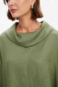Tirelli Funnel Neck Boxy Top