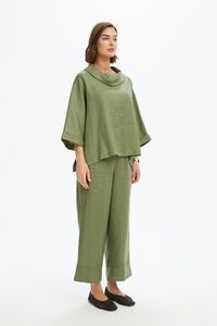 Tirelli Funnel Neck Boxy Top