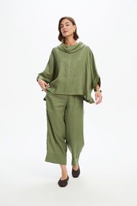 Tirelli Funnel Neck Boxy Top