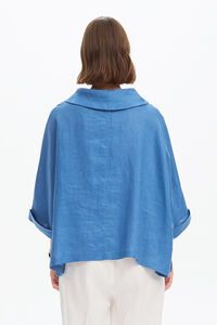 Tirelli Funnel Neck Boxy Top