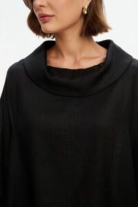 Tirelli Funnel Neck Boxy Top