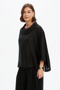 Tirelli Funnel Neck Boxy Top