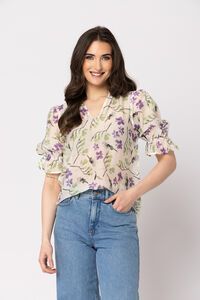 Seeking Lola Wisteria Sprig Honest Top