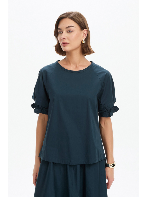 Tirelli Ruffle Sleeve Detail Top