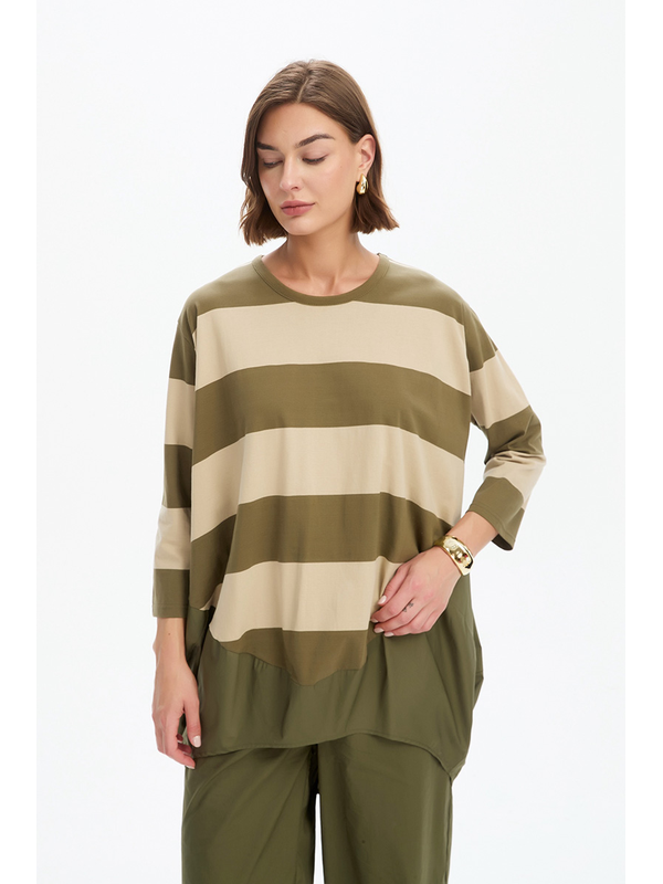 Tirelli Stripe Billow Combi Top