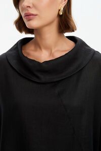 Tirelli Ladder Hem Cowl Neck Top