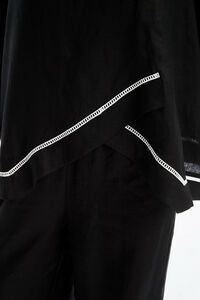 Tirelli Ladder Hem Cowl Neck Top