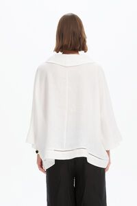 Tirelli Ladder Hem Cowl Neck Top