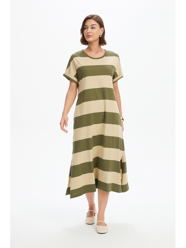 Tirelli Stripe Easy Midi Dress