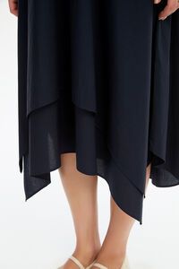 Tirelli Stripe Hanky Hem Combi Dress