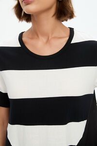 Tirelli Stripe Hanky Hem Combi Dress