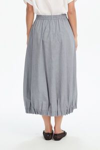 Tirelli Pintuck Hem Gingham Skirt