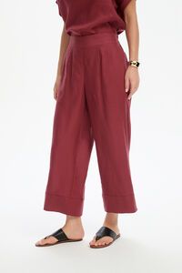Tirelli Wide Leg Linen Pant