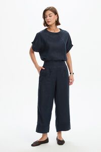 Tirelli Wide Leg Linen Pant