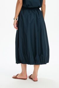 Tirelli Pintuck Hem Poplin Skirt