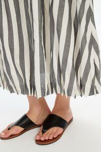 Tirelli Pintuck Hem Stripe Skirt